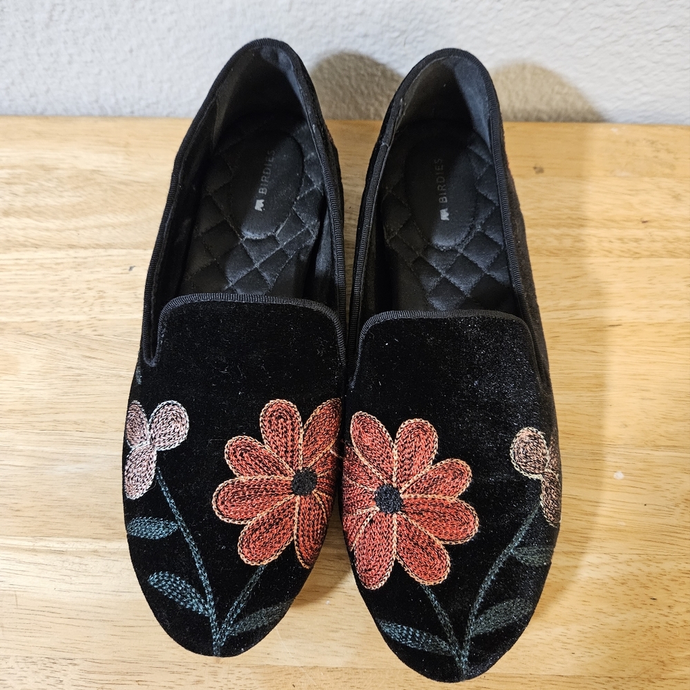 Floral Birdies flats
